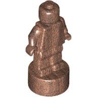 Lego minifigurka, soška, měděná (4610601)